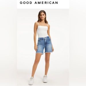 Good American Good Icon jean shorts size 10/30
